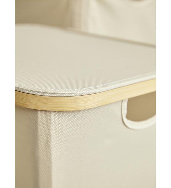 Корзина для белья neat tall, 41х35х74 см, молочная