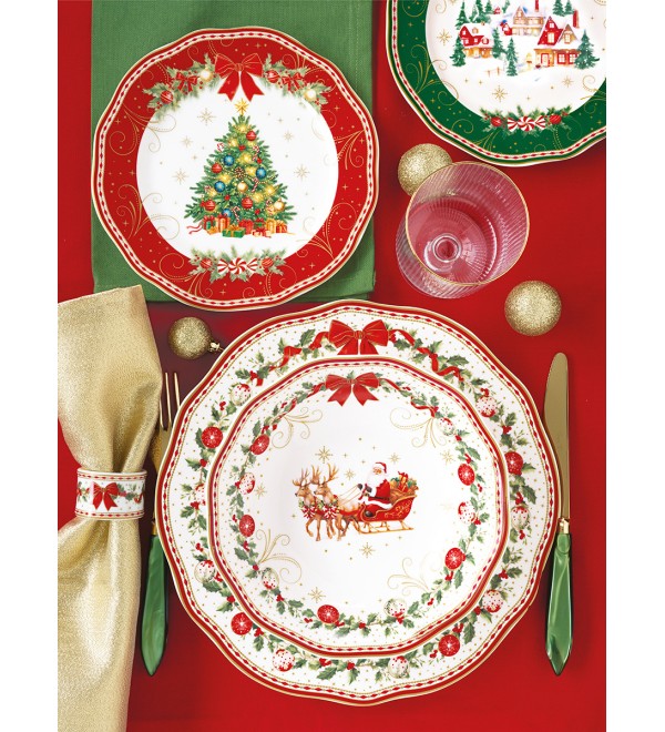 Тарелка обеденная christmas heritage, D28 см