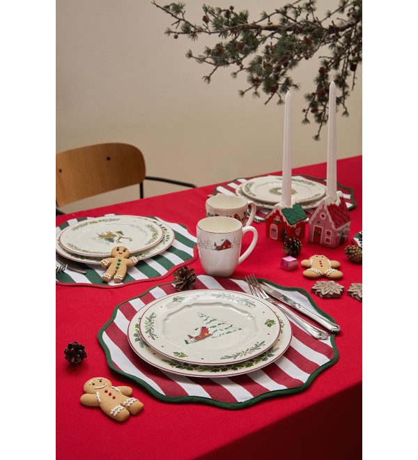 Скатерть из хлопка из коллекции new year essential, 170х250 см