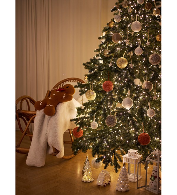 Набор ёлочных украшений disco balls из коллекции new year essential, 3 шт.