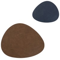 Салфетка сервировочная drop, 33х41 см, синяя/коричневая