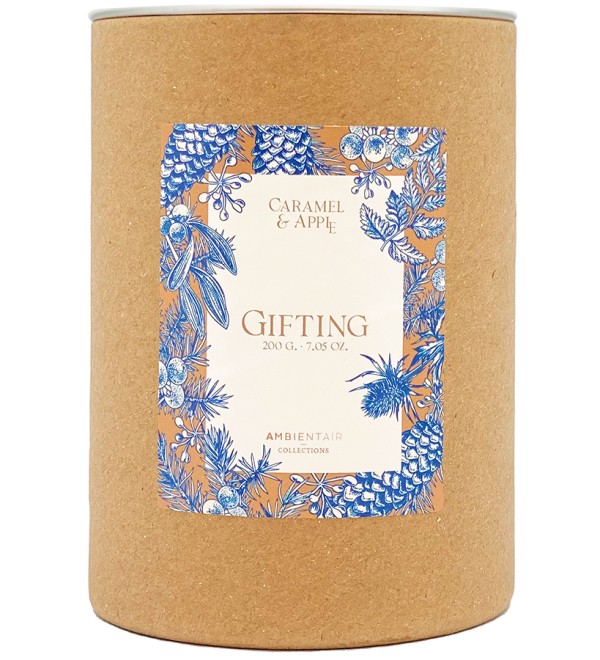Свеча ароматическая gifting, caramel&apple, 40 ч