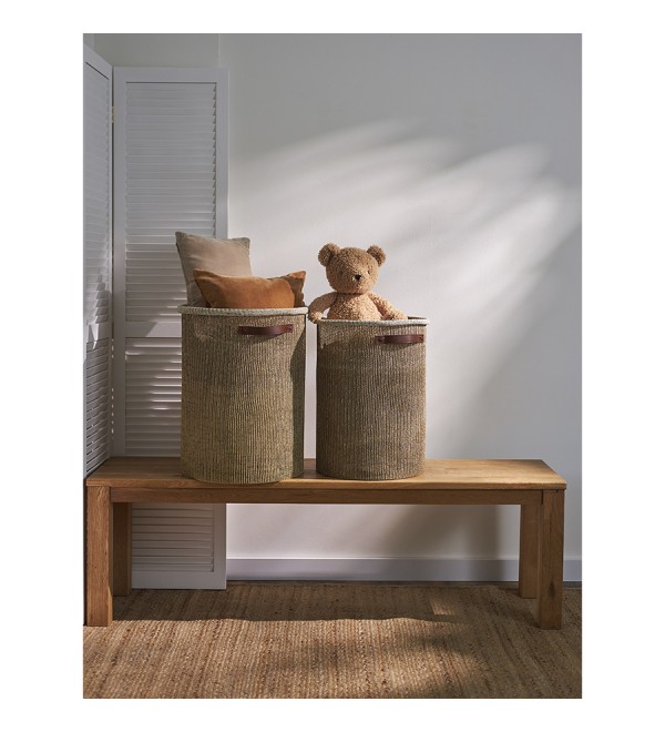Корзина для хранения sustainable collection, D37х52 см, бежевая