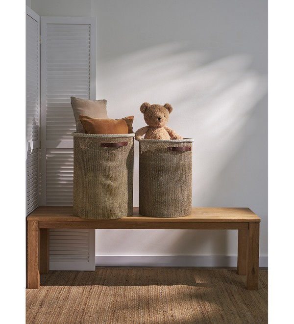 Корзина для хранения sustainable collection, D37х52 см, бежевая