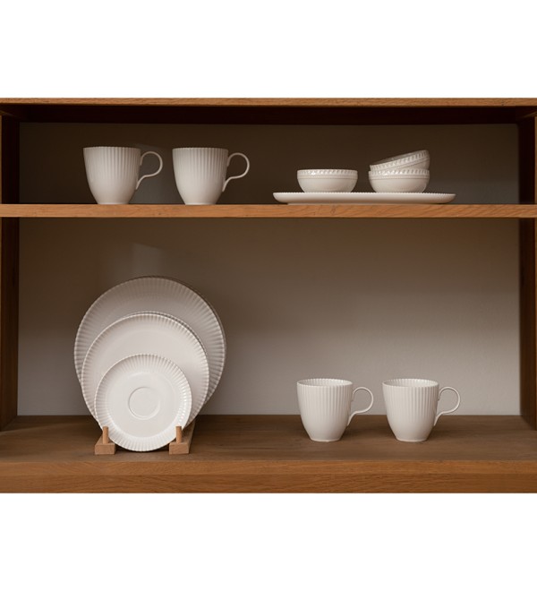 Набор из двух тарелок белого цвета из коллекции kitchen spirit, 21 см