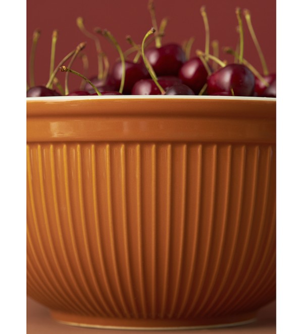 Миска soft ripples, 3,9 л, карамельная