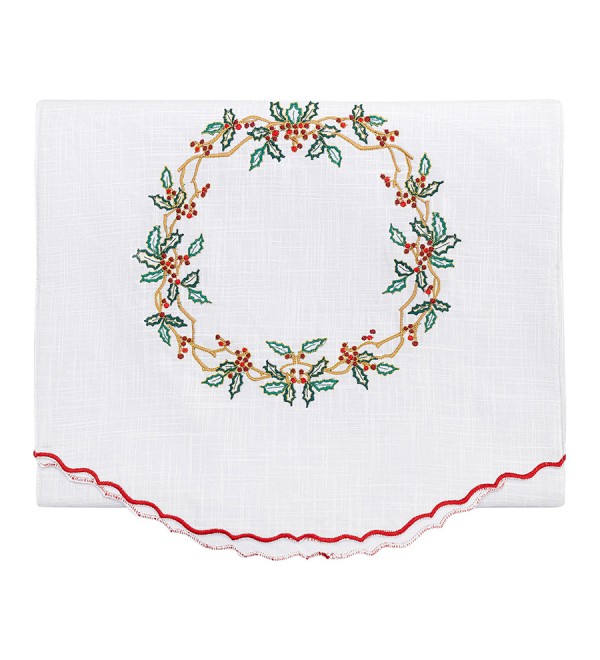 Дорожка на стол festive wreath из коллекции new year essential, 45х150 см