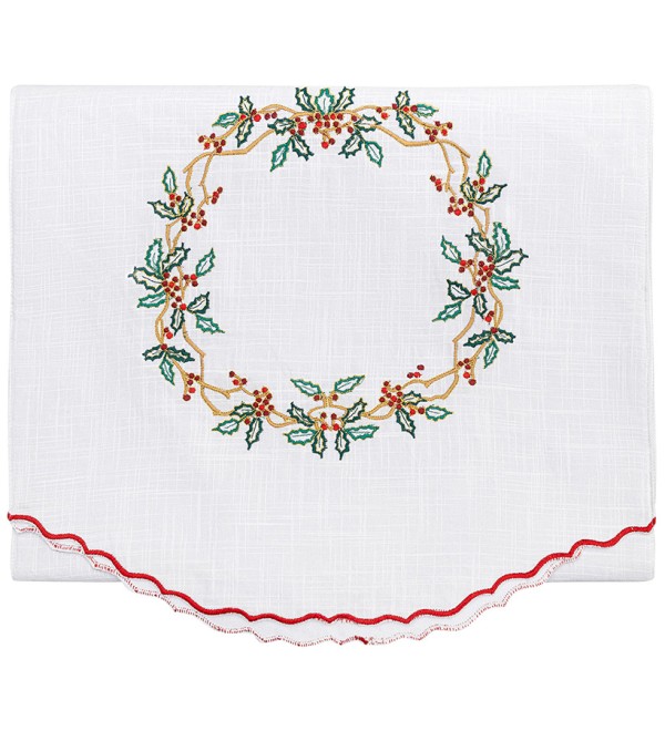 Дорожка на стол festive wreath из коллекции new year essential, 45х150 см