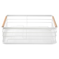 Сушилка для посуды granli, 43x30,5x14 см, белая