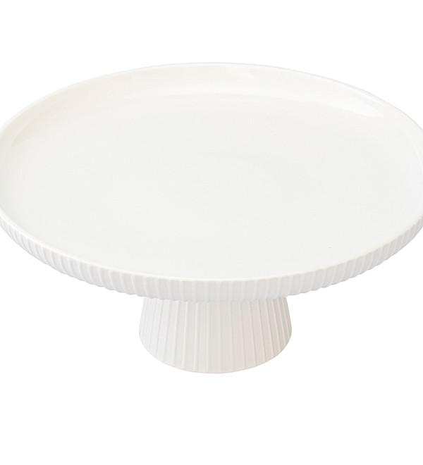 Подставка для торта soft ripples, dual glazing, D26 см