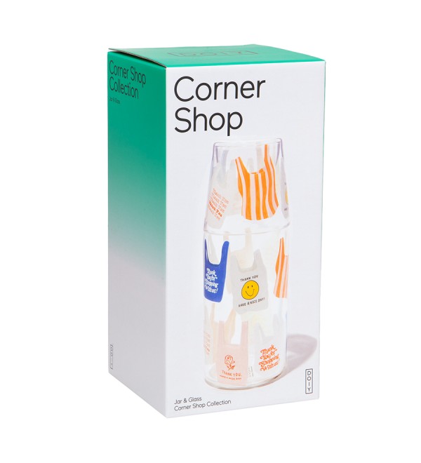 Набор из графина и стакана corner shop, thank you bag