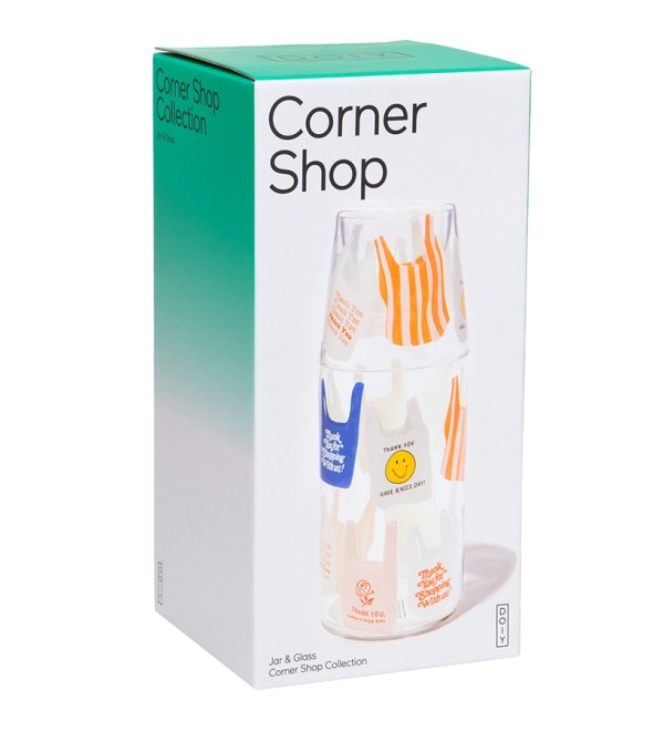 Набор из графина и стакана corner shop, thank you bag
