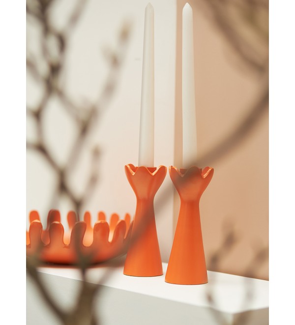 Подсвечник laminaria, 15 см, апельсиновая цедра