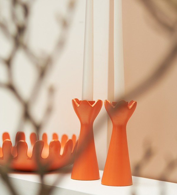 Подсвечник laminaria, 15 см, апельсиновая цедра