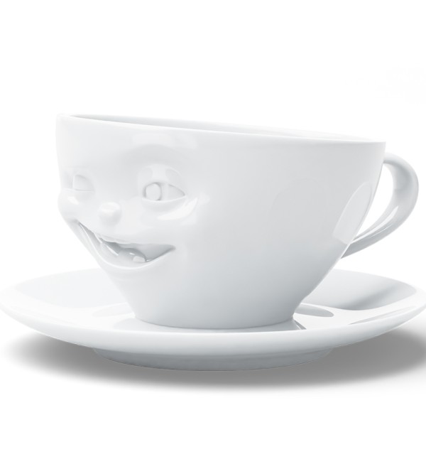 Чайная пара winking, 200 мл, белая