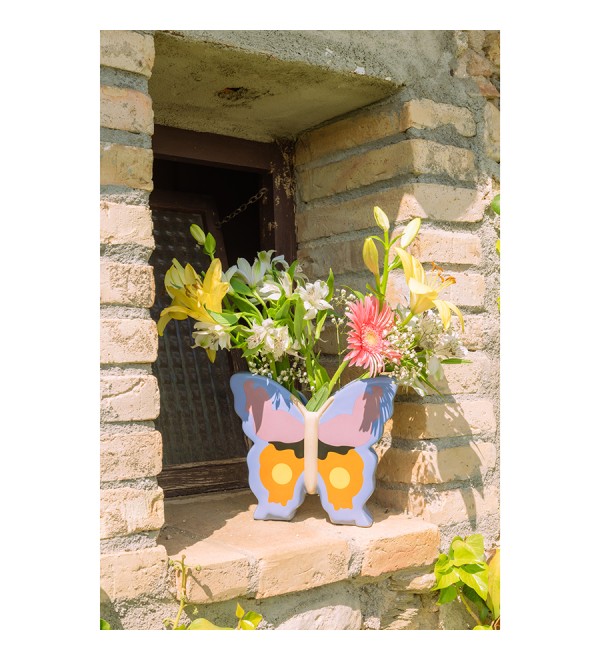Ваза woodland, butterfly, 20 см