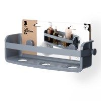 Органайзер для душа flex adhesive, голубой