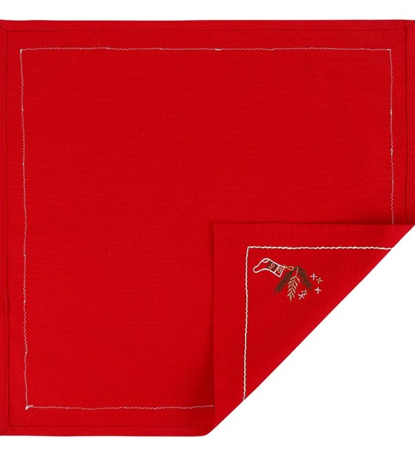 Салфетка сервировочная winter wishes из коллекции new year essential, 45х45 см