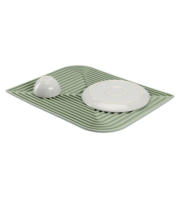 Коврик для сушки посуды dry flex, 34,6х44,6 см, шалфей