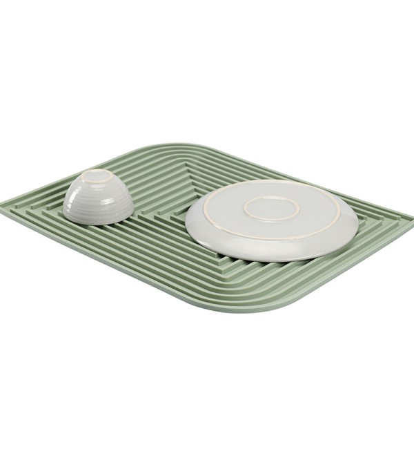 Коврик для сушки посуды dry flex, 34,6х44,6 см, шалфей