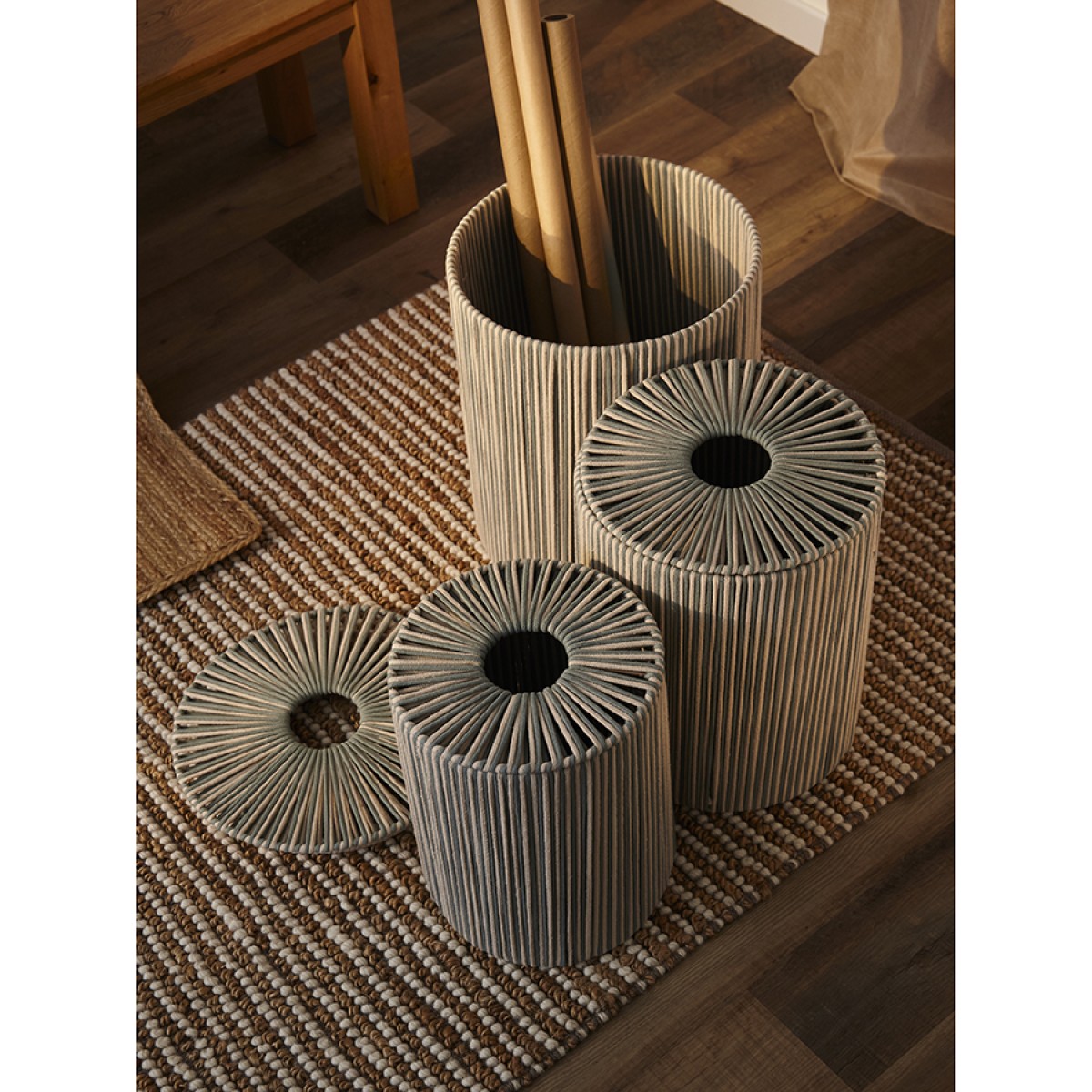 Корзина плетеная dholak mint из коллекции ethnic, размер s