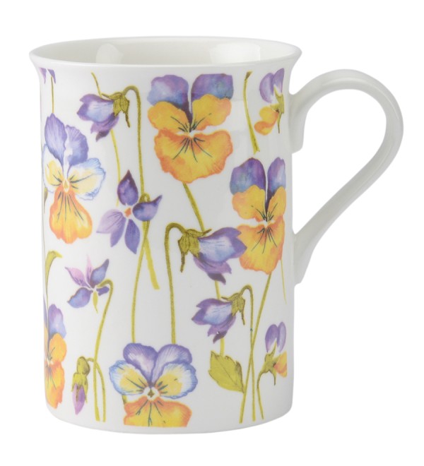 Кружка viola & sweetpea 310 мл синяя