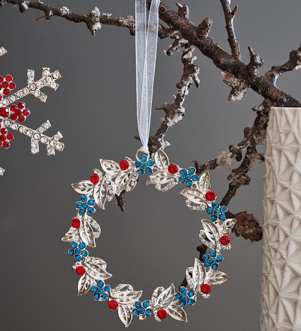 Набор елочных украшений christmas diamonds из коллекции new year essential, 4 шт.