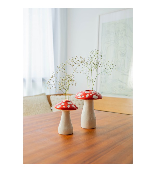 Ваза для цветов amanita, 15 см