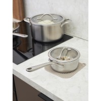 Подставка-прихватка под горячее smart helper, 19х18 см, бежевая