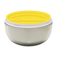 Ланч-бокс meals, 800 мл, темно-сливовый/светло-серый