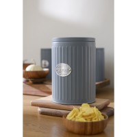 Банка для хранения крупы zinco, 2,2 л, серая