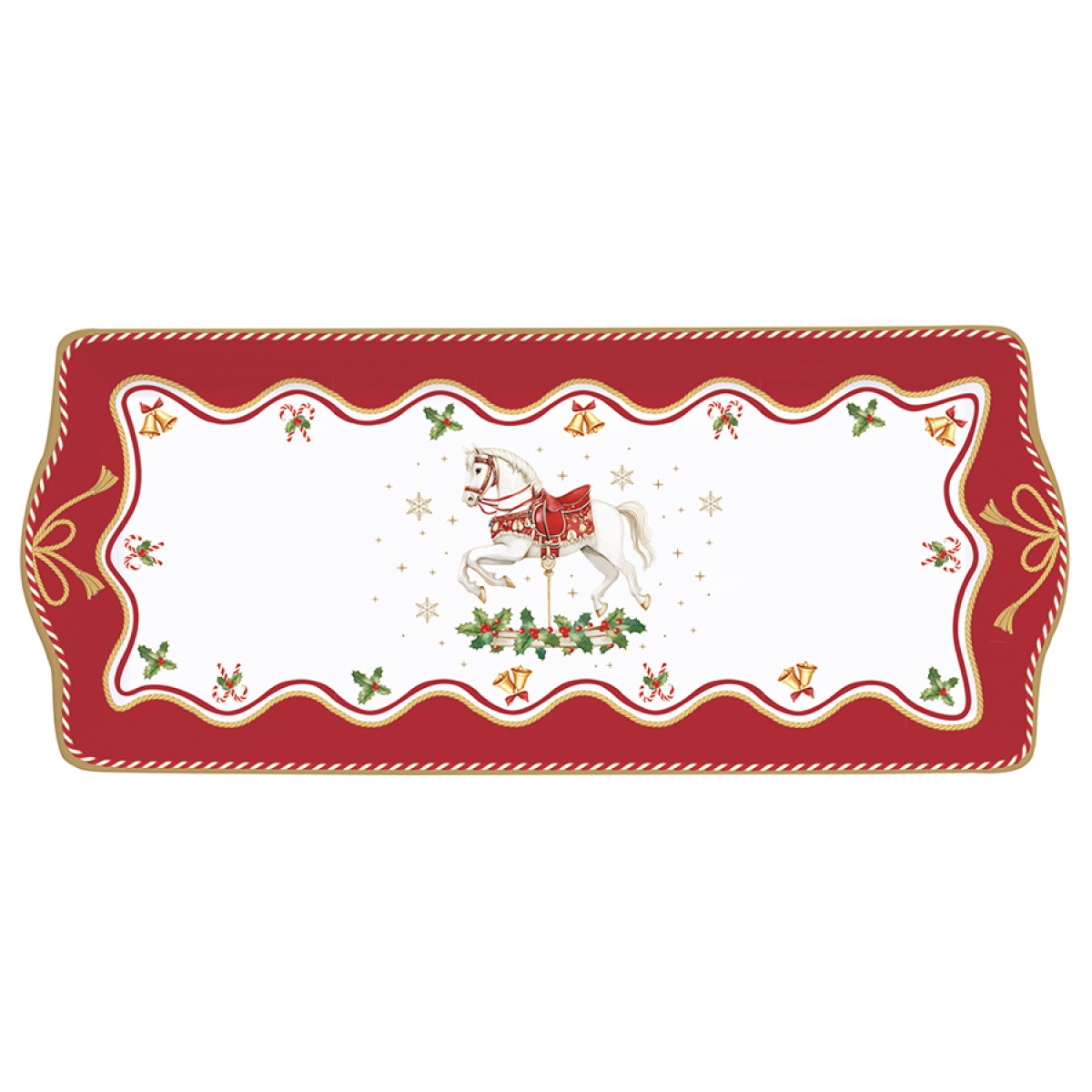 Блюдо прямоугольное christmas tale, 35х15 см