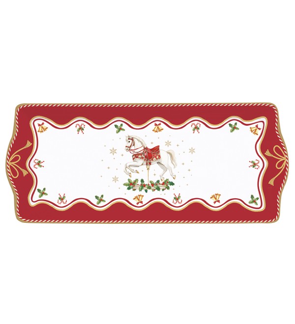 Блюдо прямоугольное christmas tale, 35х15 см
