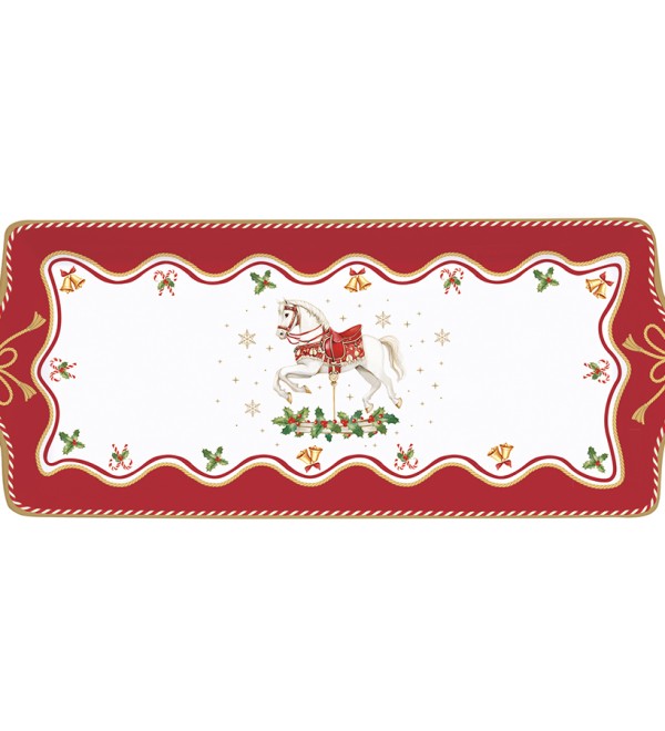 Блюдо прямоугольное christmas tale, 35х15 см