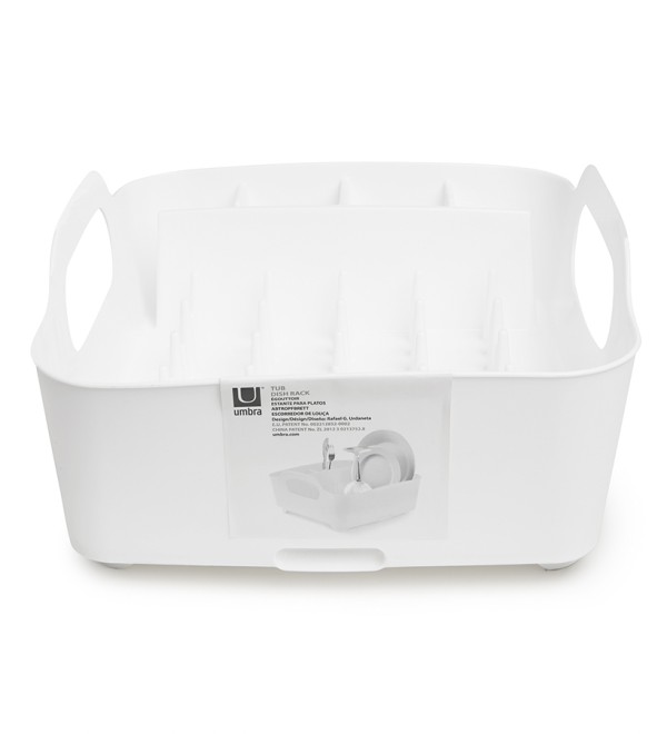 Сушилка для посуды tub, белая