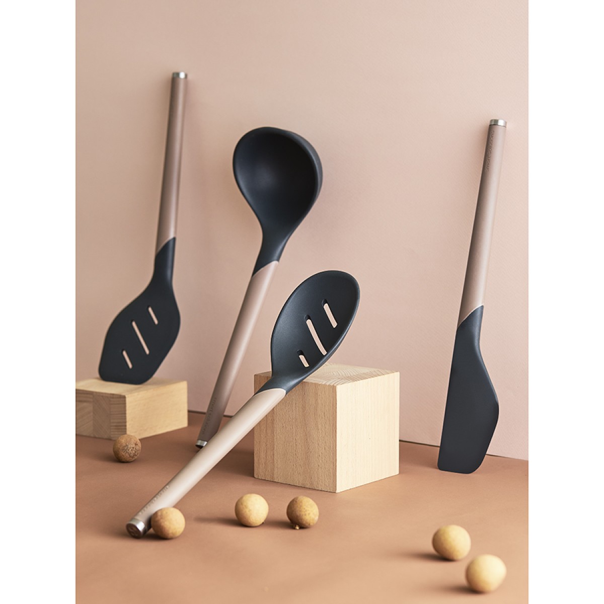 Шумовка smartchef, 31 см, капучино-графит
