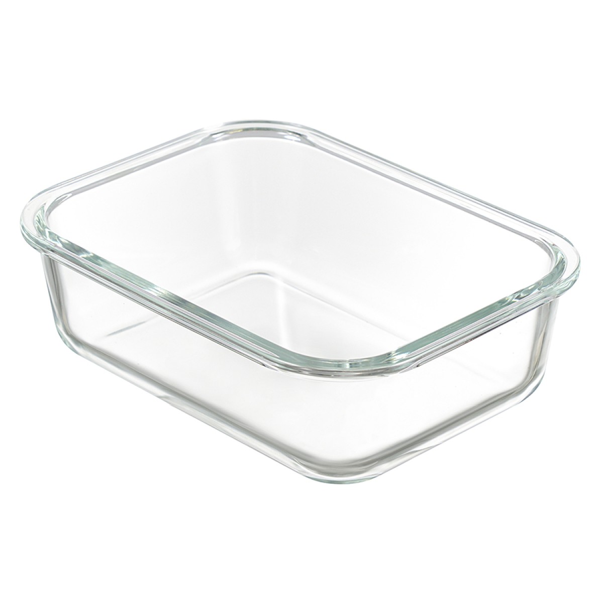 Контейнер для запекания и хранения прямоугольный click glass, 1 л, зеленый