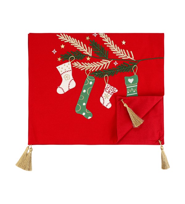 Дорожка на стол winter wishes из коллекции new year essential, 45х150 см