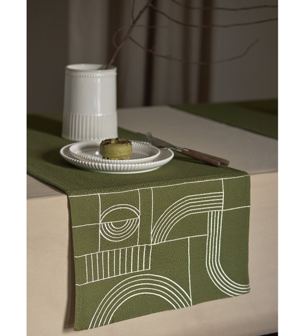 Дорожка на стол cave maze из коллекции ethnic, 45х150 см