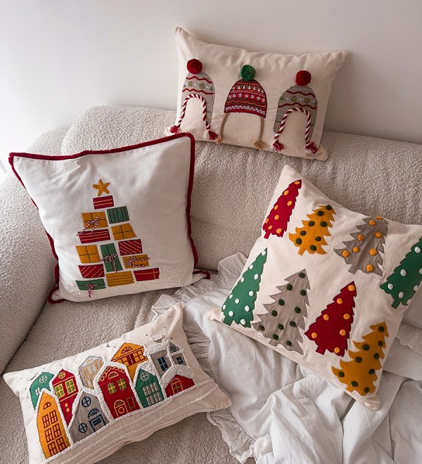 Чехол на подушку cozy knits из коллекции new year essential, 30х45 см