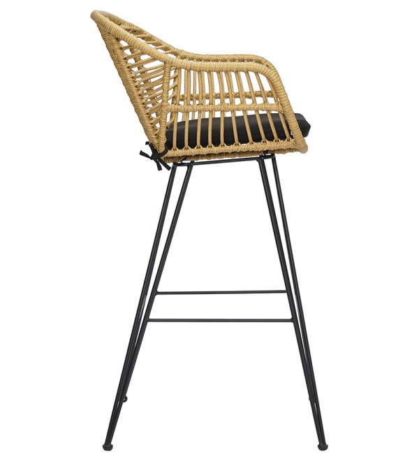 Стул барный vetle bent, ротанг