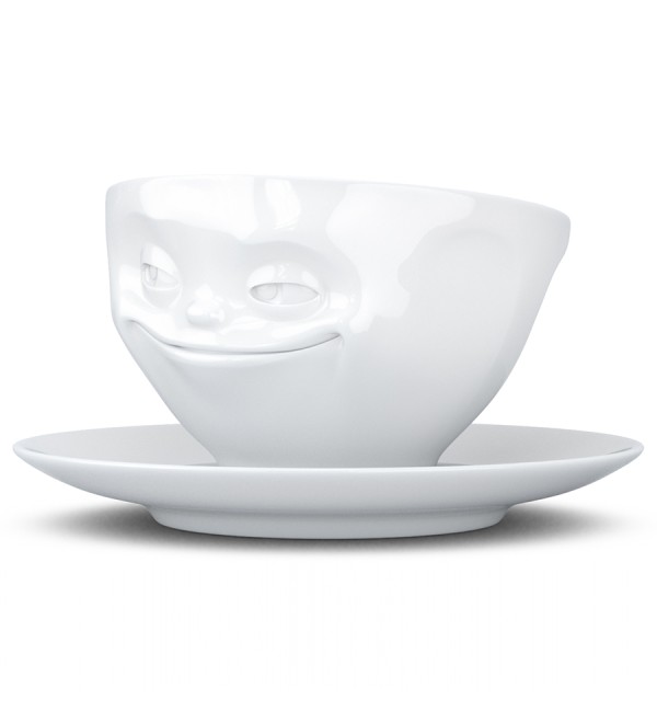 Чайная пара grinning, 200 мл, белая