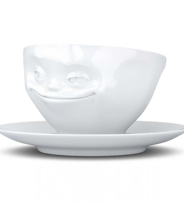 Чайная пара grinning, 200 мл, белая
