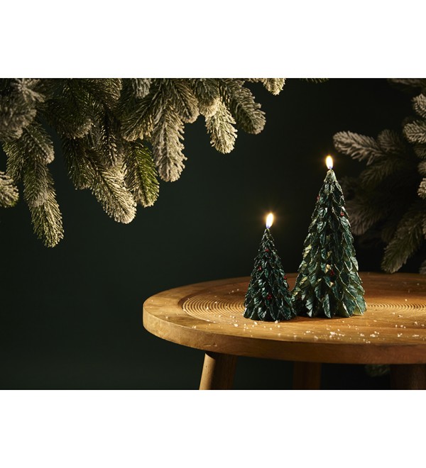Свеча декоративная festive flame из коллекции new year essential, 19,5 см