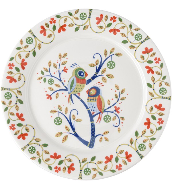 Набор тарелок love birds из коллекции birds of paradise в подарочной упаковке, D28 см, 2 шт.
