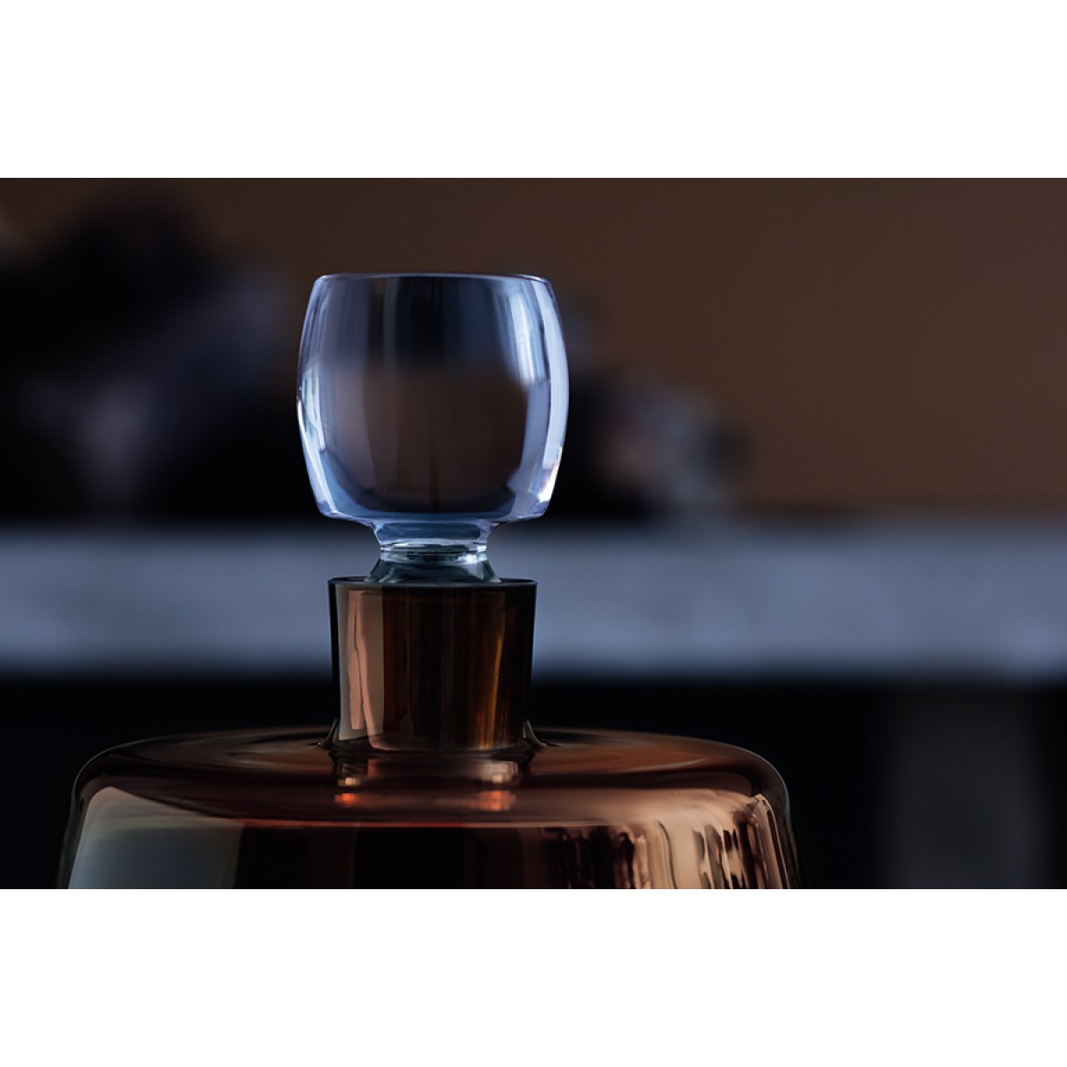 Декантер whisky club, 1,05 л, коричневый