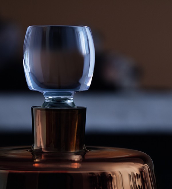 Декантер whisky club, 1,05 л, коричневый