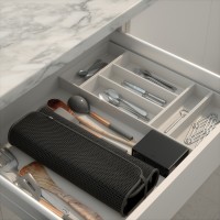 Коврик для сушки посуды udry, 43х61 см, черный
