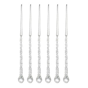 Набор ёлочных украшений icy sparkles из коллекции new year essential, 6 шт.