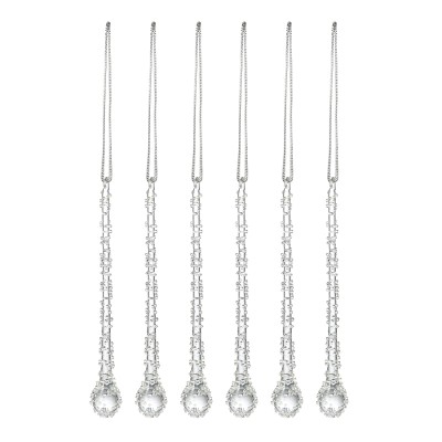 Набор ёлочных украшений icy sparkles из коллекции new year essential, 6 шт.
